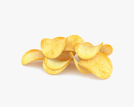 Chips de pommes de terre Modèle 3D