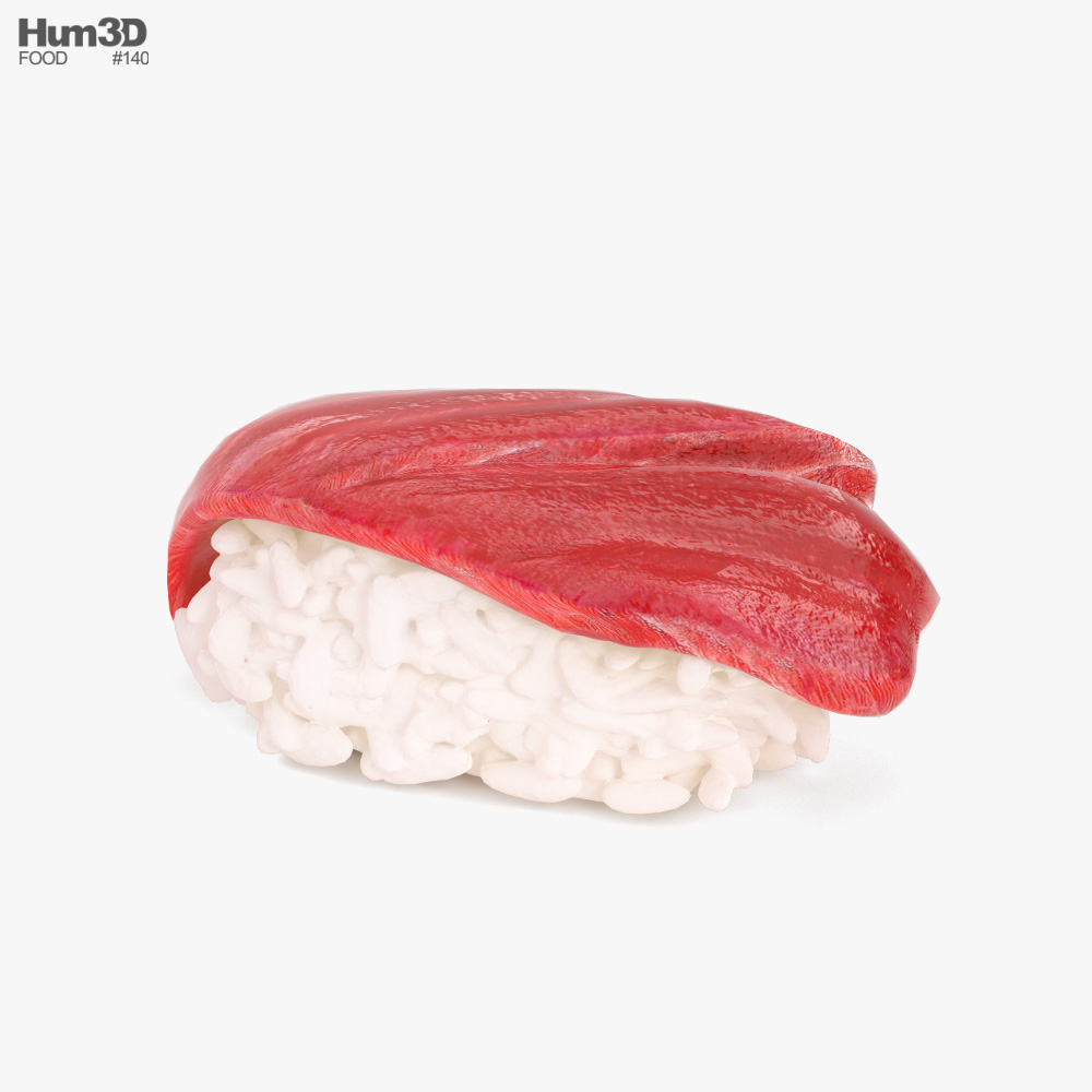 寿司トロ 3Dモデル