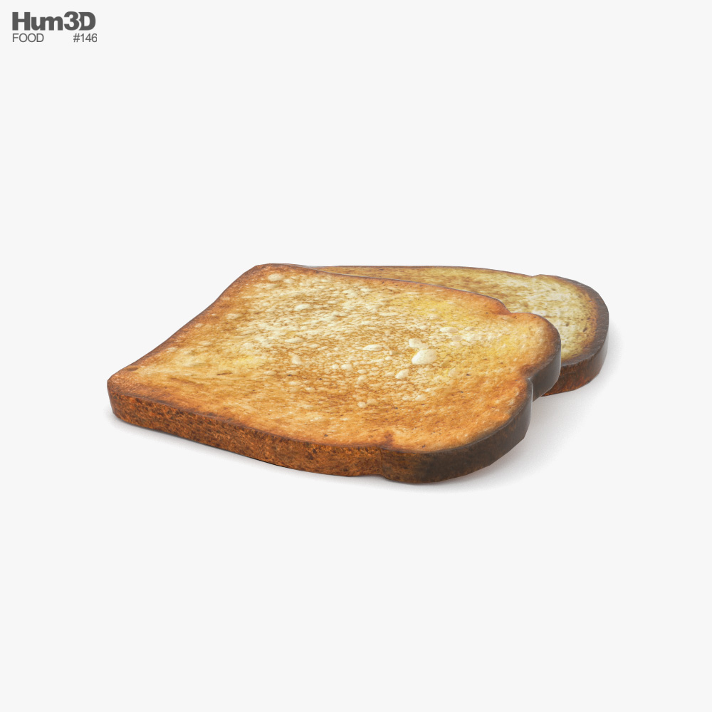 Toast 3D-Modell
