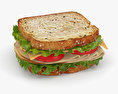 Sandwich Modello 3D