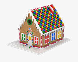 Gingerbread House 3D model