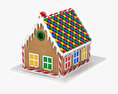 Gingerbread House 3d model
