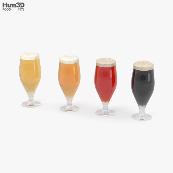 Beer Glass 3D model