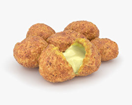 Cheese Curds 3D-Modell