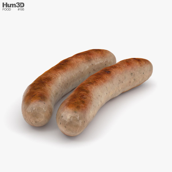 Bratwurst 3D model