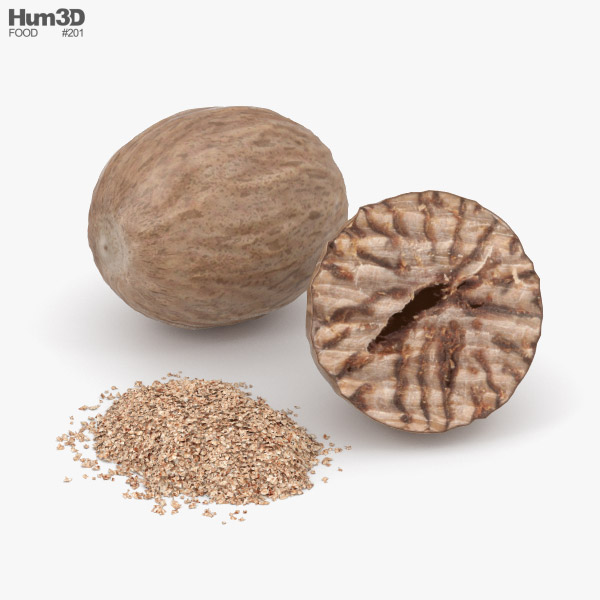 Nutmeg 3D model