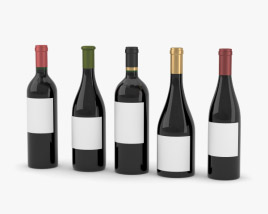 Wine Bottle 3D model