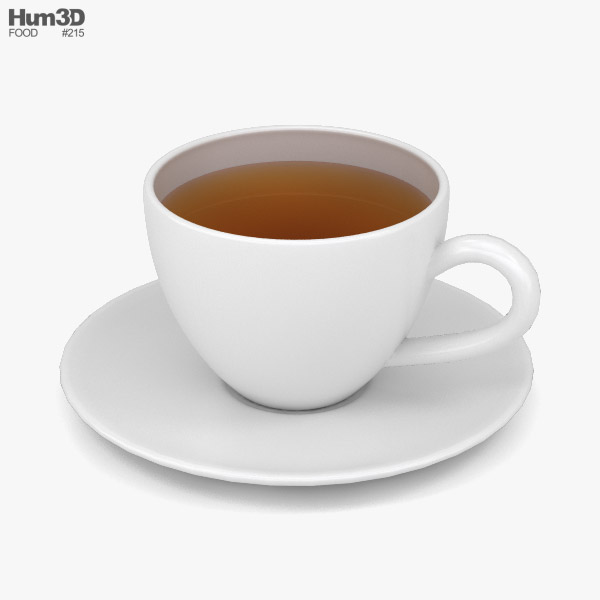Чашка чаю 3D модель