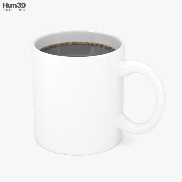 コーヒーマグカップ 3Dモデル