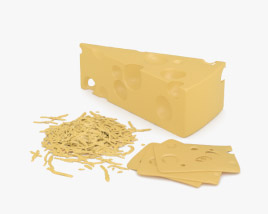 Swiss Cheese 3D model