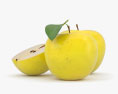 Yellow Apple 3d model