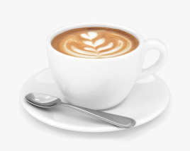 cappuccino cup 3d model