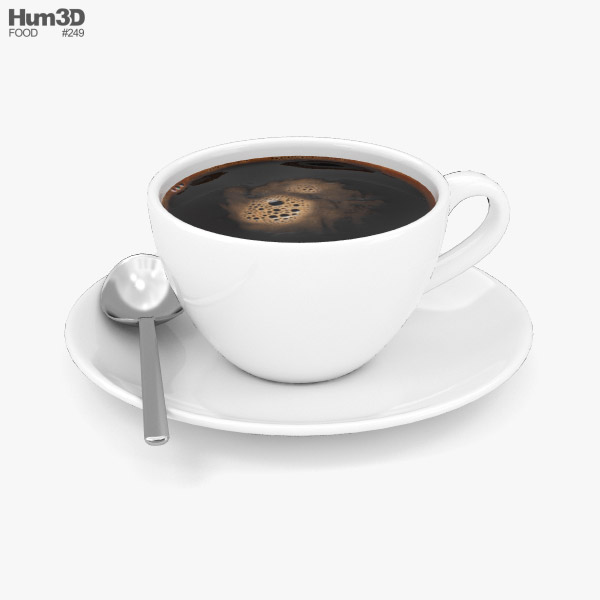 Black Coffee 3D model