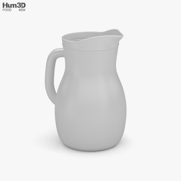 download lemonade pitcher 3d model blender