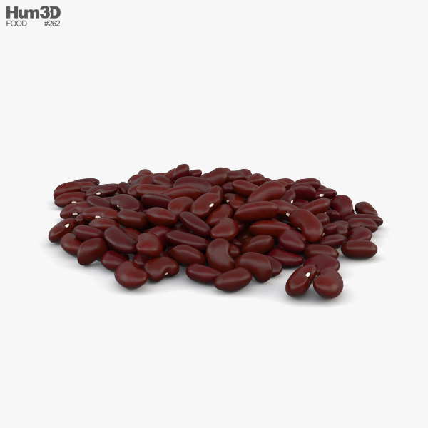 Red Beans 3D model