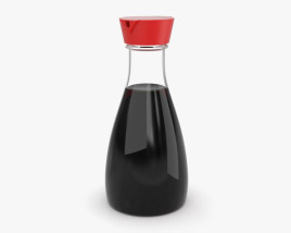 Soy Sauce Bottle 3D model
