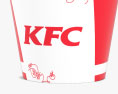 Seau KFC Modèle 3d
