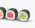 Rolos de Sushi Maki Modelo 3d