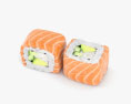 Sushi Philadelphia Roll Modelo 3D