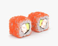 Sushi California Roll 3d model