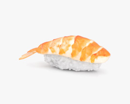 Sushi Ebi Nigiri Modèle 3D