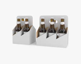 Confezione da 4 e 6 confezioni di porta birra da 330 ml Modello 3D