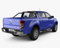 Ford Ranger (T6) 2012 3d model back view