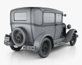 Ford Model A Tudor 1929 Modello 3D