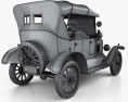 Ford Model T 4door Tourer 1924 Modelo 3d