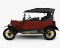 Ford Model T 4door Tourer 1924 3D модель side view