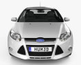 Ford Focus 轿车 2011 3D模型 正面图