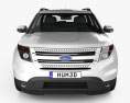 Ford Explorer 2013 3d model front view