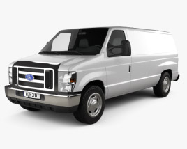 Ford E-series Van 2014 3D模型