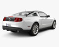 Ford Mustang Boss 302 2014 3d model back view