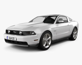 3D model of Ford Mustang GT 2012