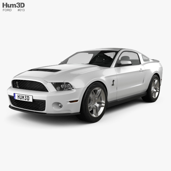 Ford Mustang Shelby GT500 2014 3D model