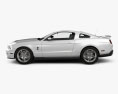 Ford Mustang Shelby GT500 2014 3d model side view