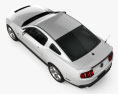Ford Mustang Shelby GT500 2014 3d model top view