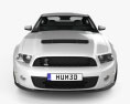 Ford Mustang Shelby GT500 2014 3d model front view