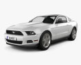 Ford Mustang V6 2014 3D 모델 
