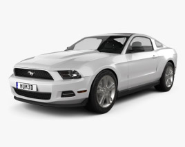 Ford Mustang V6 2012 3D 모델 