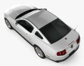 Ford Mustang V6 2012 3D模型 顶视图