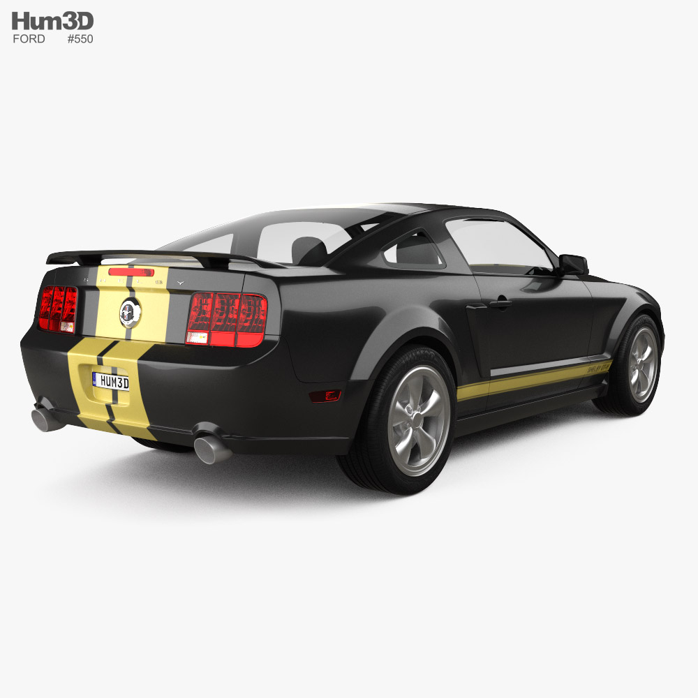 Ford Mustang Shelby GT-H 2006 3d model back view