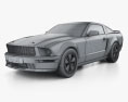 Ford Mustang Shelby GT-H 2006 3d model wire render