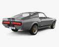 Ford Mustang Shelby GT500 Eleanor 1967 3d model back view