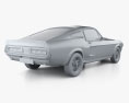 Ford Mustang Shelby GT500 Eleanor 1967 3D-Modell