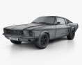 Ford Mustang GT 1967 Modelo 3D wire render