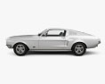 Ford Mustang GT 1967 3d model side view
