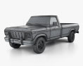 Ford F150 1978 3d model wire render