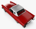 Ford Thunderbird 1957 3D模型 顶视图